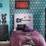 decoration chambre ado fille rock