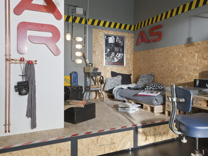 decoration chambre ado urbain