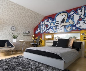 decoration chambre ado urbain