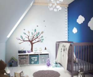 decoration chambre bebe nuage