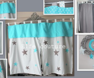 decoration chambre bebe rideau