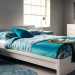 decoration chambre bleu turquoise