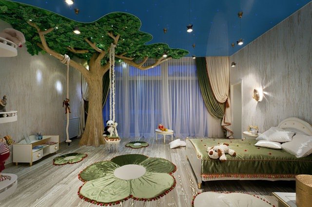 decoration chambre foret