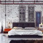 decoration chambre industriel
