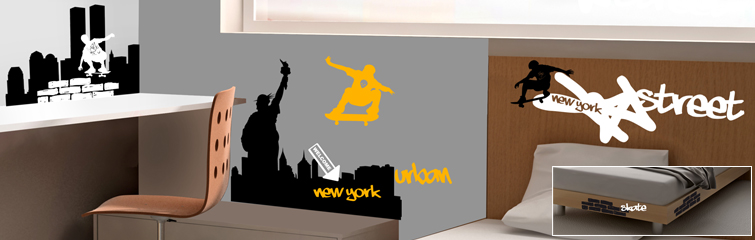 decoration chambre skate
