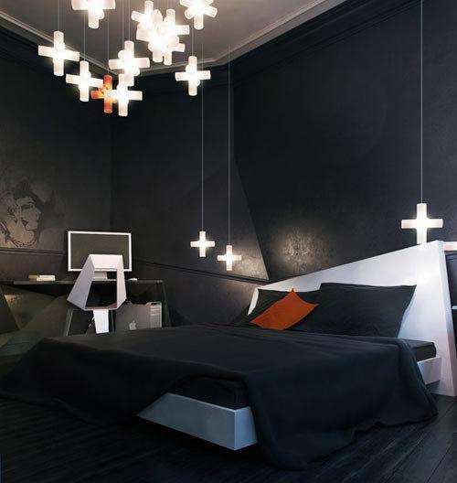 decoration chambre sombre