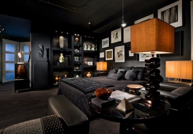 decoration chambre sombre