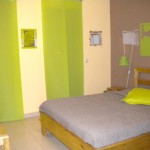 decoration chambre vert anis