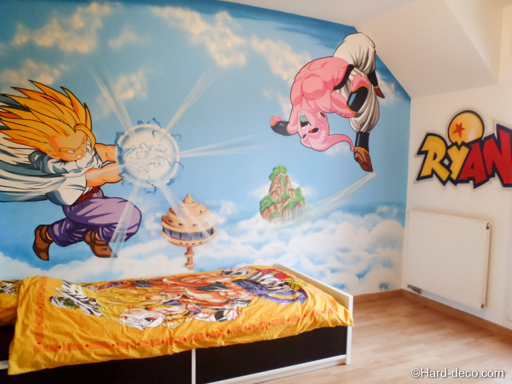 decoration de chambre dragon ball z
