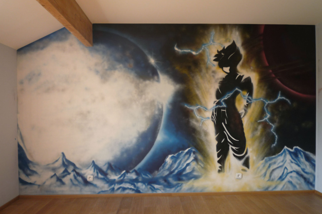 decoration de chambre dragon ball z