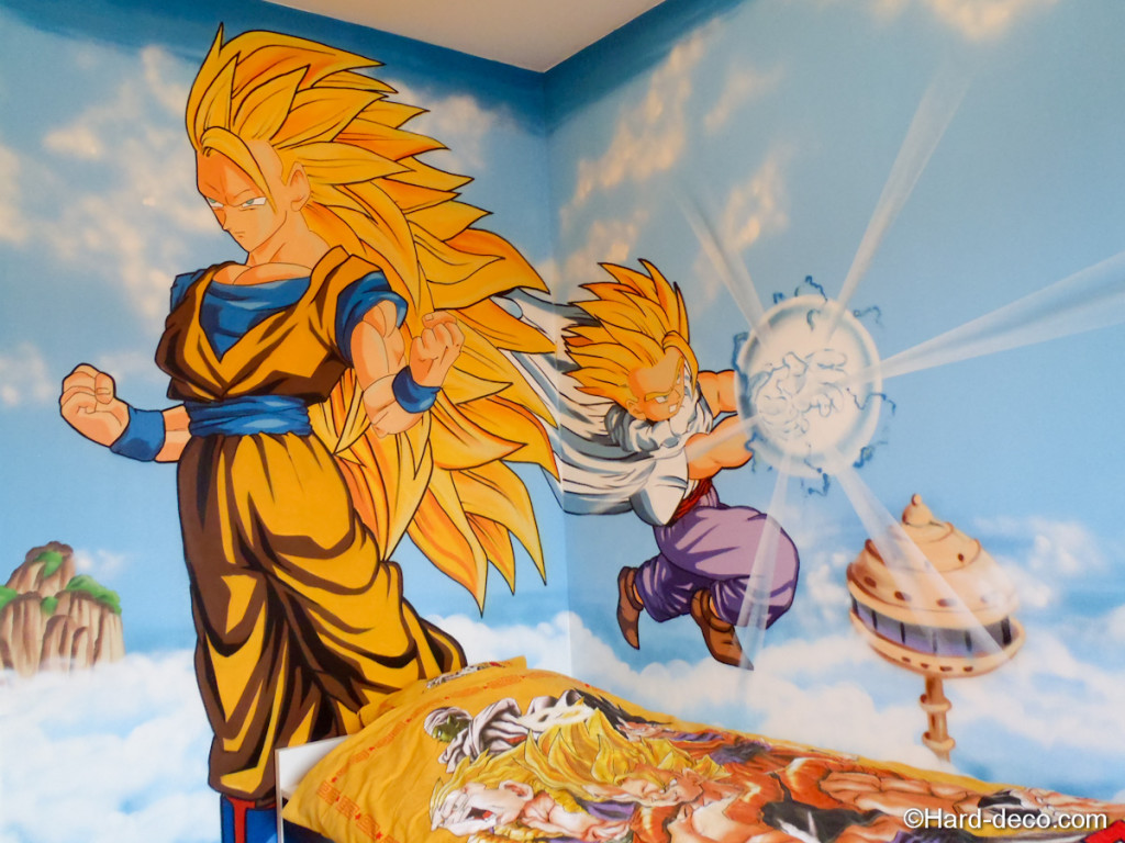 decoration de chambre dragon ball z