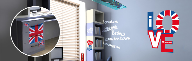 decoration london chambre ado