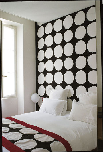 decoration pour chambre en noir et blanc