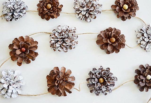 fabriquer deco noel avec pomme pin