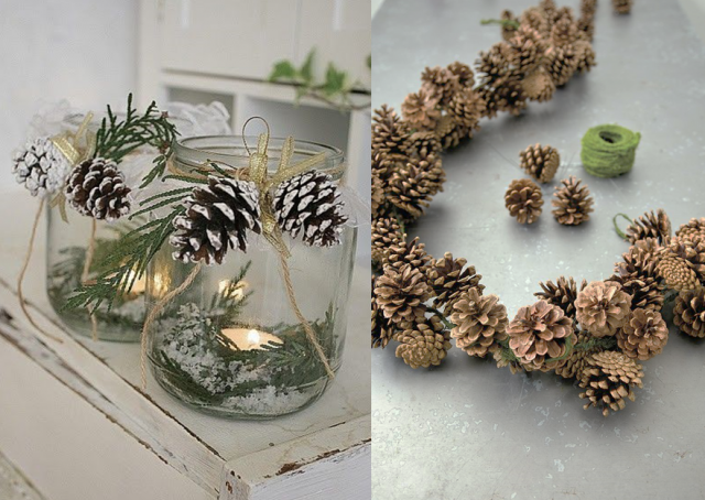 fabriquer deco noel avec pomme pin