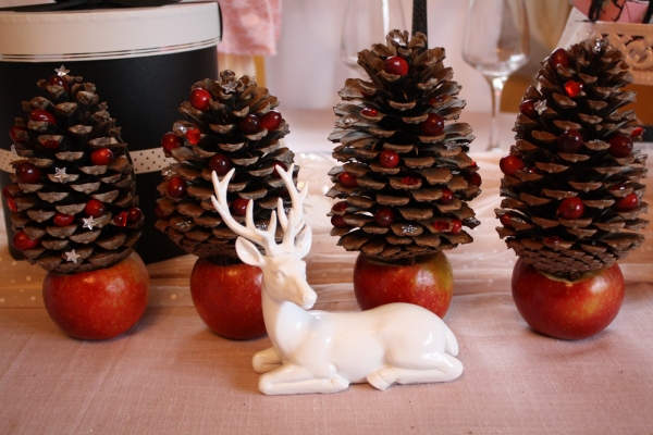 fabriquer deco noel avec pomme pin