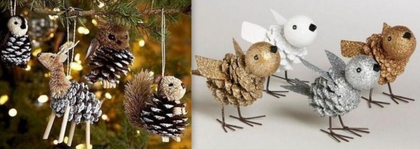 fabriquer deco noel avec pomme pin