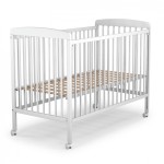 lit bebe a roulettes blanc