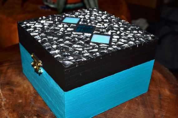boite a bijoux en mosaique