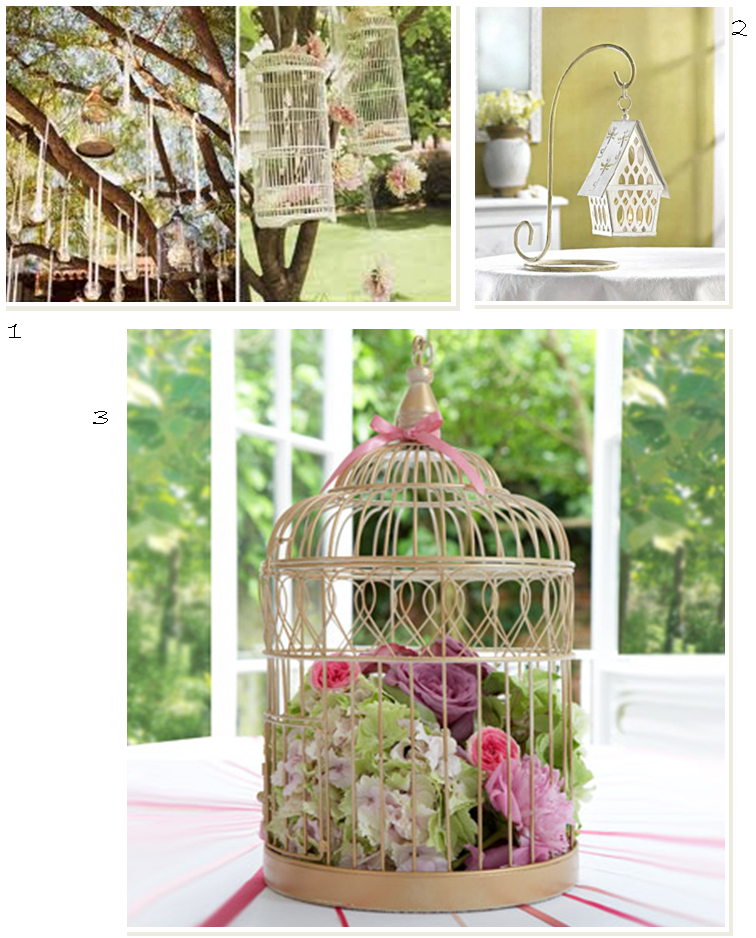 cage oiseau deco table