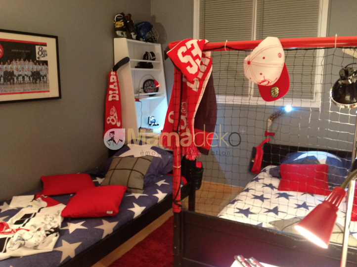 chambre deco hockey