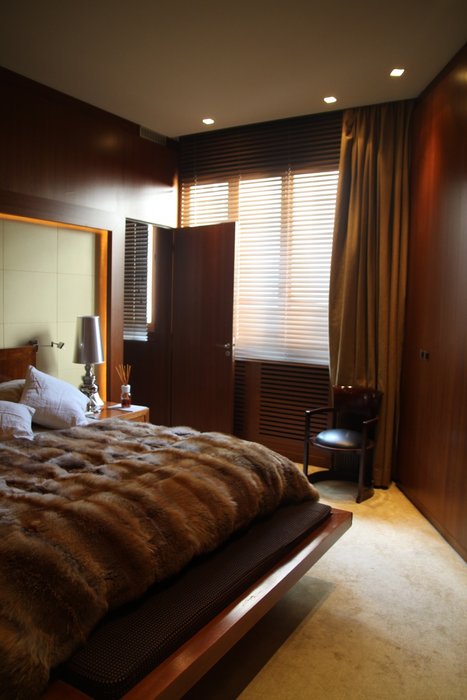 chambre deco marron
