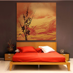 chambre deco orange