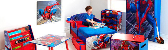 chambre deco spiderman