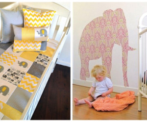 deco chambre bebe elephant