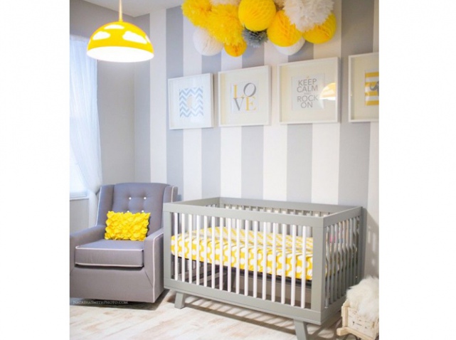 deco chambre bebe jaune