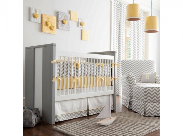 deco chambre bebe jaune