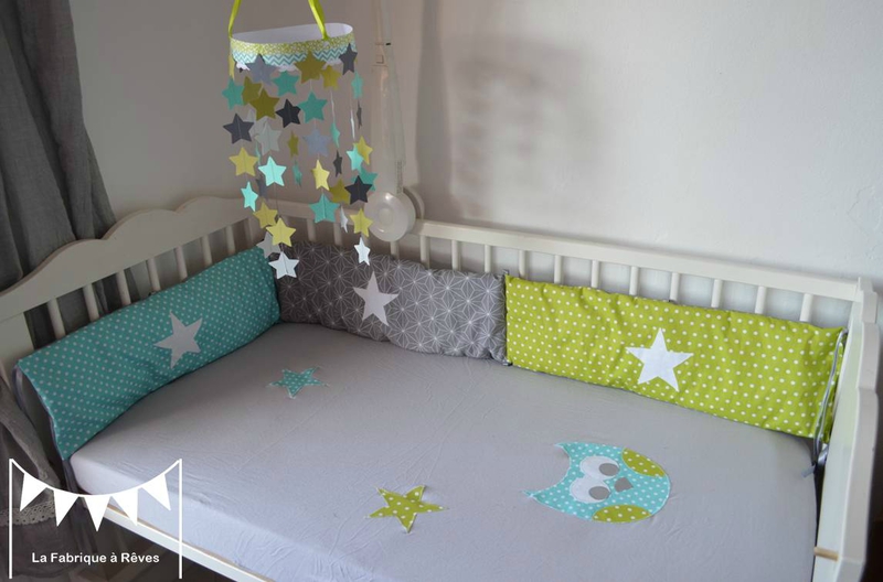 deco chambre bebe tour de lit