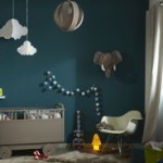 deco chambre bleu petrole