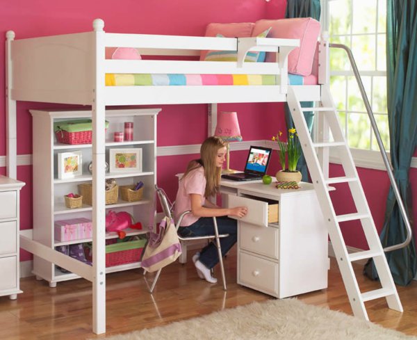 deco chambre fille mezzanine