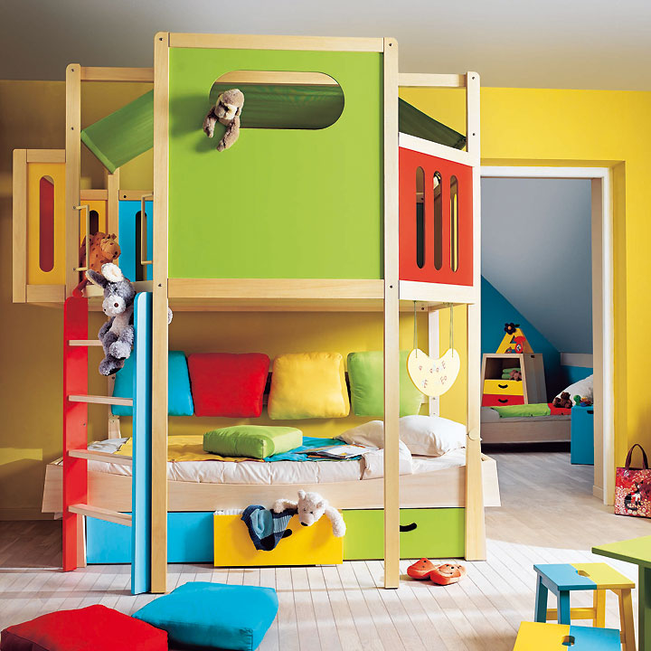 deco chambre fille mezzanine