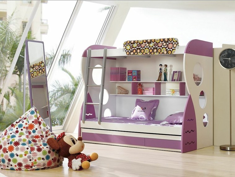 deco chambre fille mezzanine