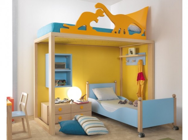 deco chambre fille mezzanine