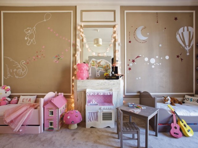 deco chambre jumeaux fille garcon
