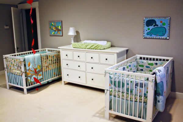 deco chambre jumeaux fille garcon