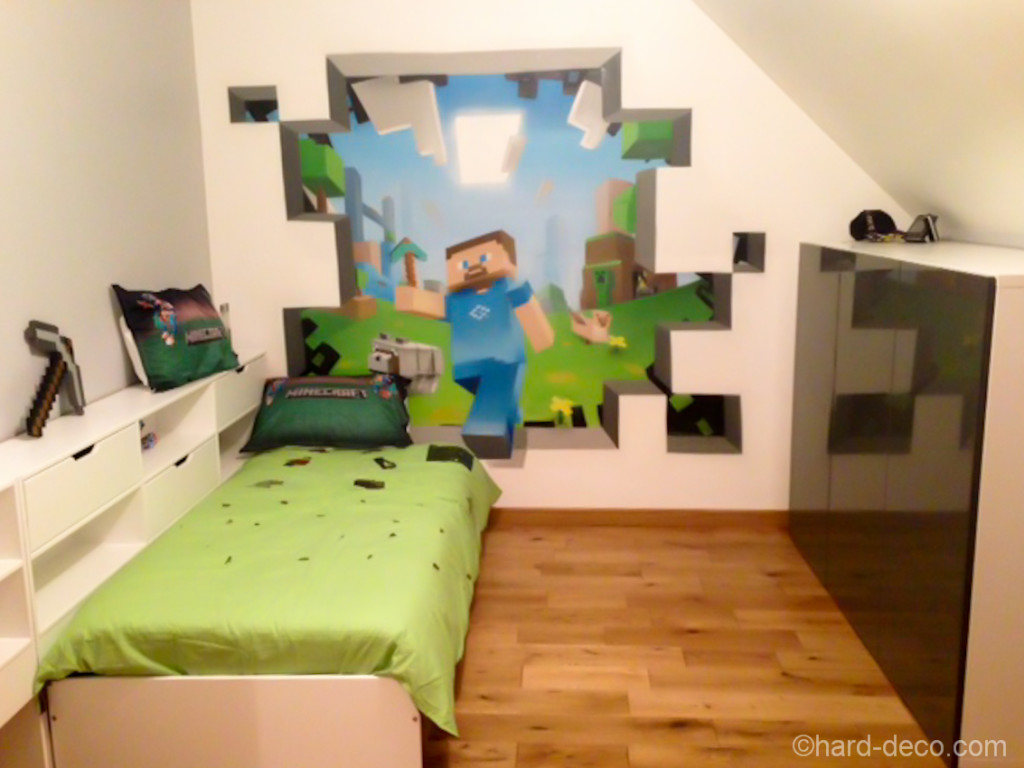 deco de chambre minecraft