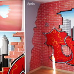 deco peinture chambre new york