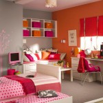 decoration chambre ado orange