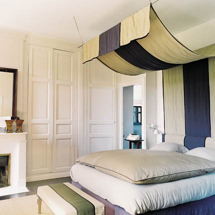 decoration chambre avec ciel de lit