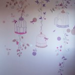 decoration chambre bebe fille papillon