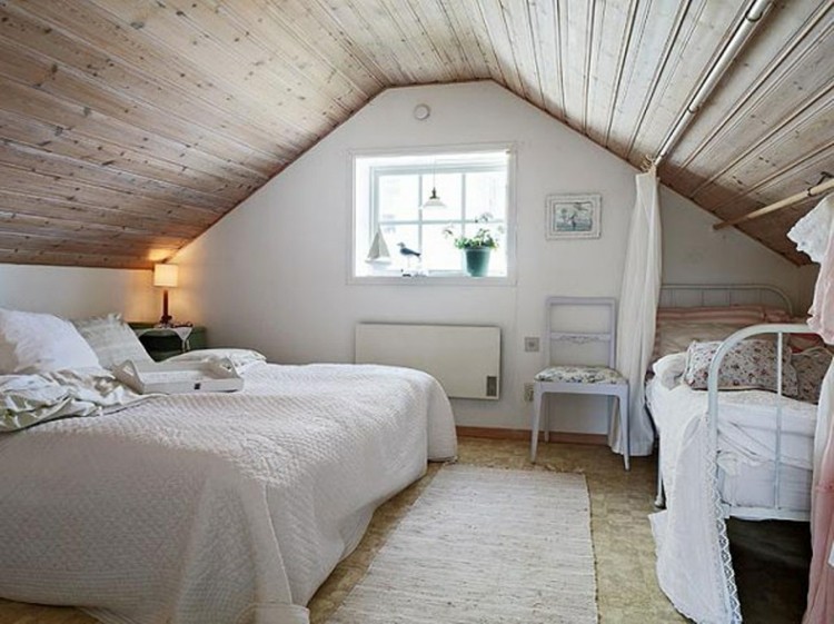 decoration chambre dans combles