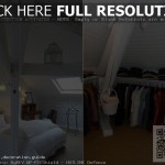 decoration chambre dans combles