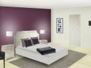 decoration chambre prune