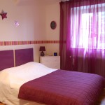 decoration chambre prune