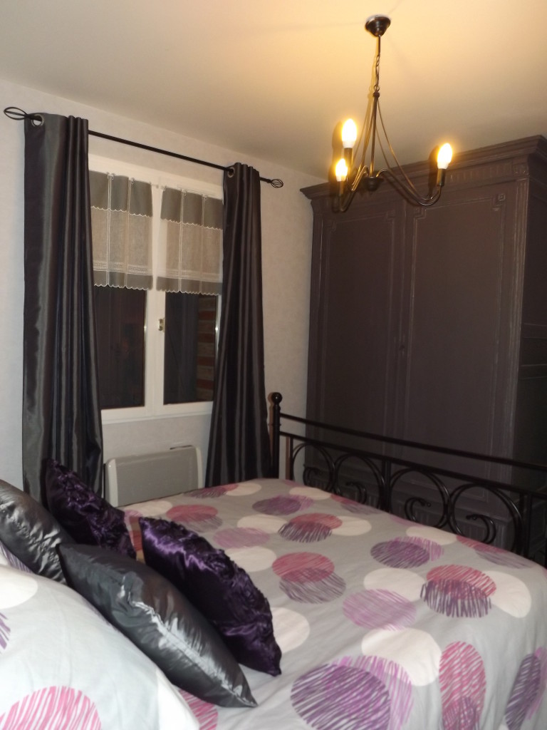 decoration chambre prune