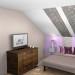 decoration chambre sous pente